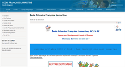 Desktop Screenshot of ecole-francaise-nosybe.com