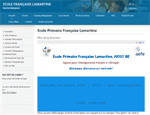 Tablet Screenshot of ecole-francaise-nosybe.com